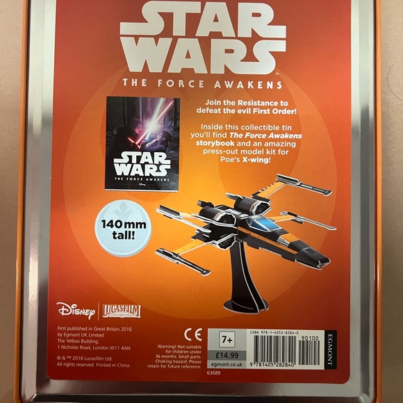 4/$40 Star Wars collectors tin + activities - Picture 2 of 3